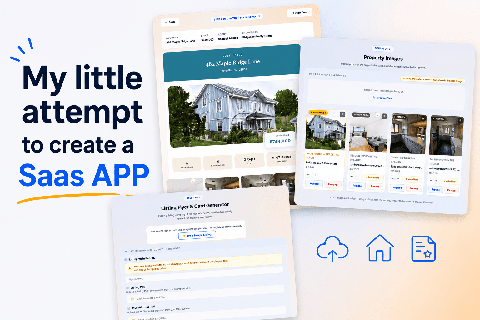 Real Estate Website preview